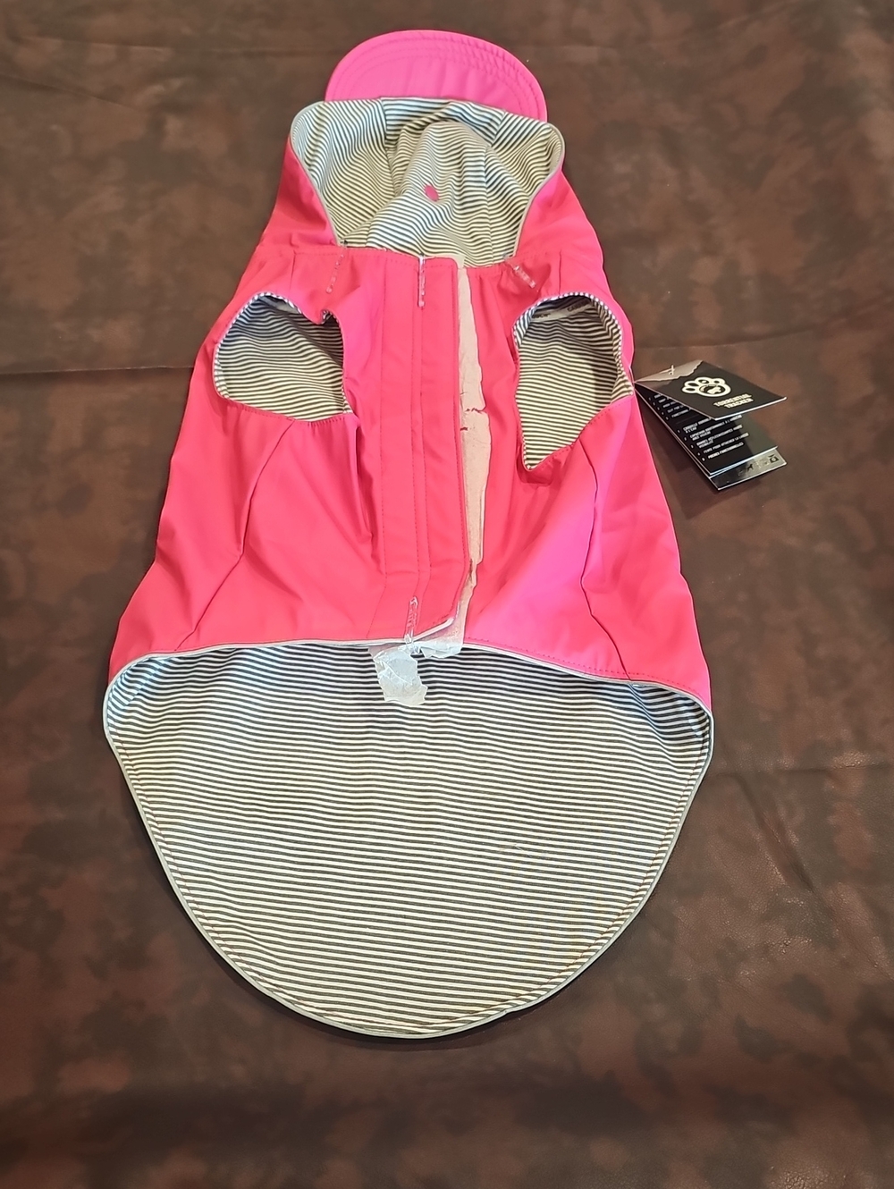 G Pink Canada POOCH Dog Raincoat Size 20